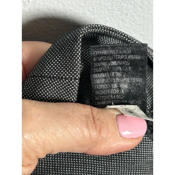 Tahari Arthur S. Levine Womens Gray 1 Button Blazer Pant Suit Set Size 10 - Picture 14 of 14